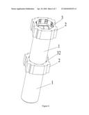 Battery connection device diagram and image