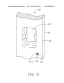 POSITIONING STRUCTURE FOR USB CONNECTOR diagram and image