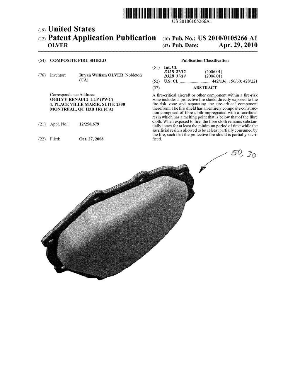 COMPOSITE FIRE SHIELD - diagram, schematic, and image 01