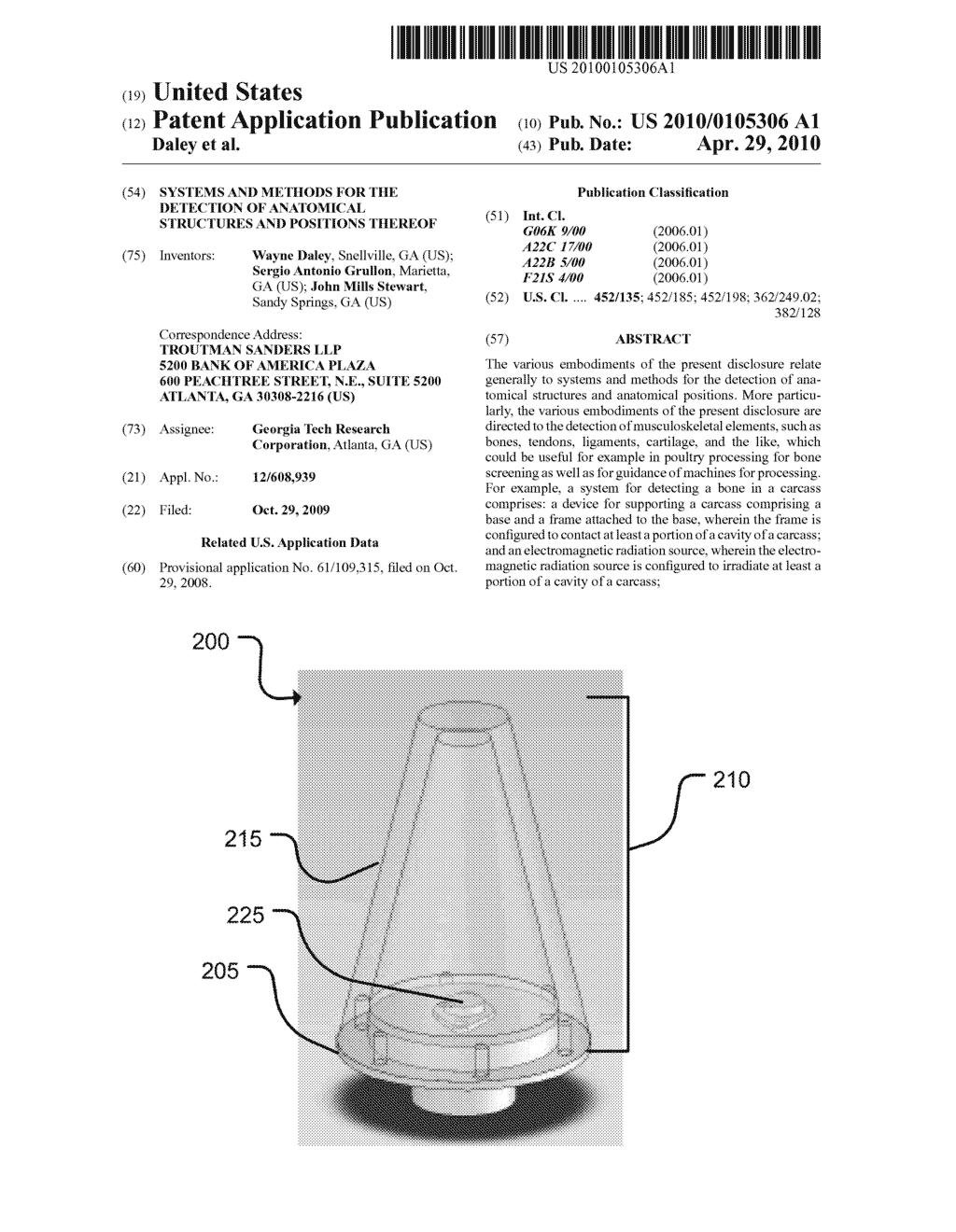 SYSTEMS AND METHODS FOR THE DETECTION OF ANATOMICAL STRUCTURES AND POSITIONS THEREOF - diagram, schematic, and image 01