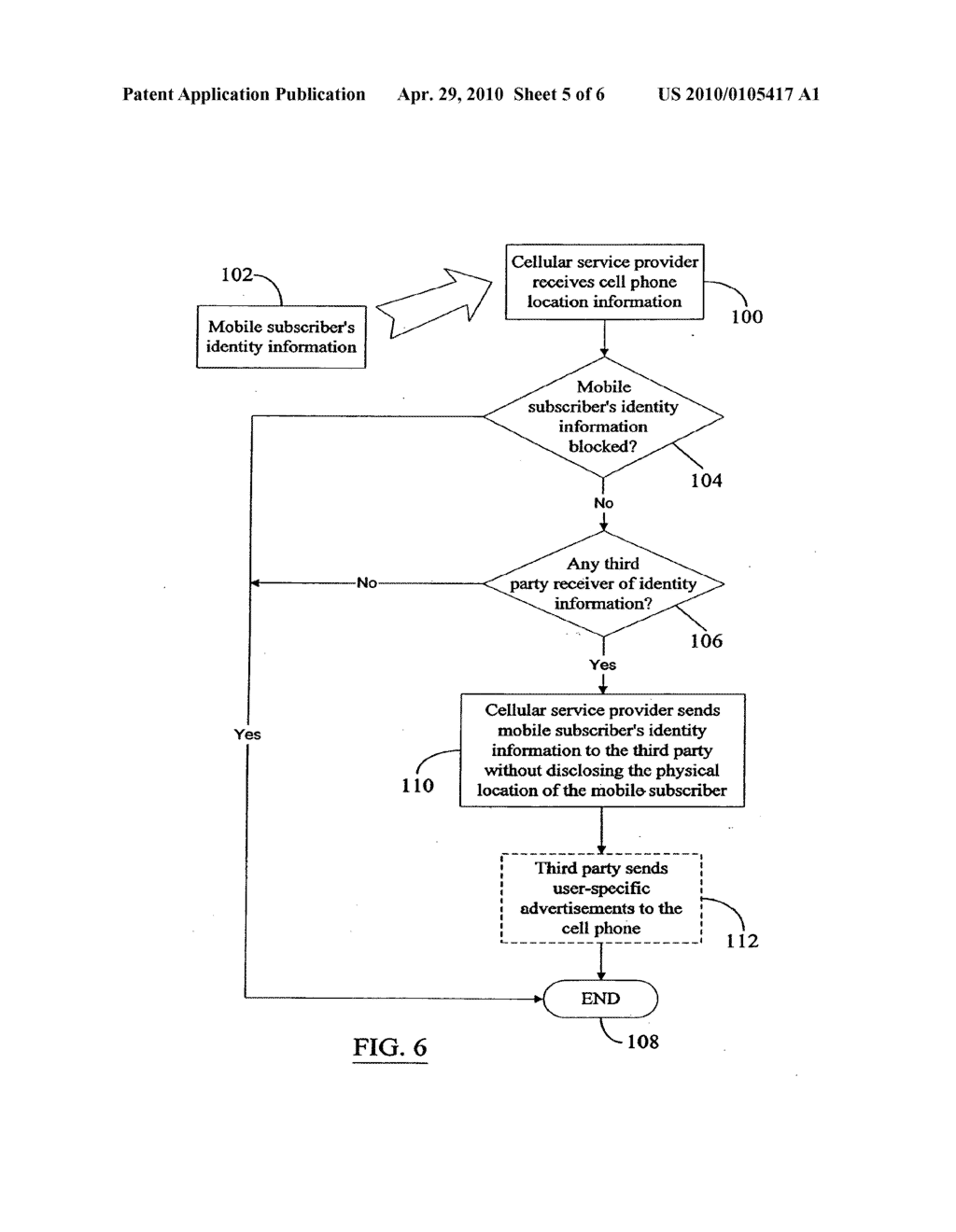 Location Blocking Service from a Web Advertiser - diagram, schematic, and image 06