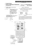 Mobile Communications Device Home Screen diagram and image