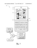 Mobile Communications Device Home Screen diagram and image