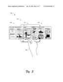 Mobile Communications Device Home Screen diagram and image