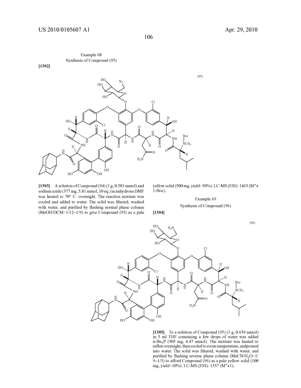 NOVEL SEMI-SYNTHETIC GLYCOPEPTIDES AS ANTIBACTERIAL AGENTS - diagram, schematic, and image 106