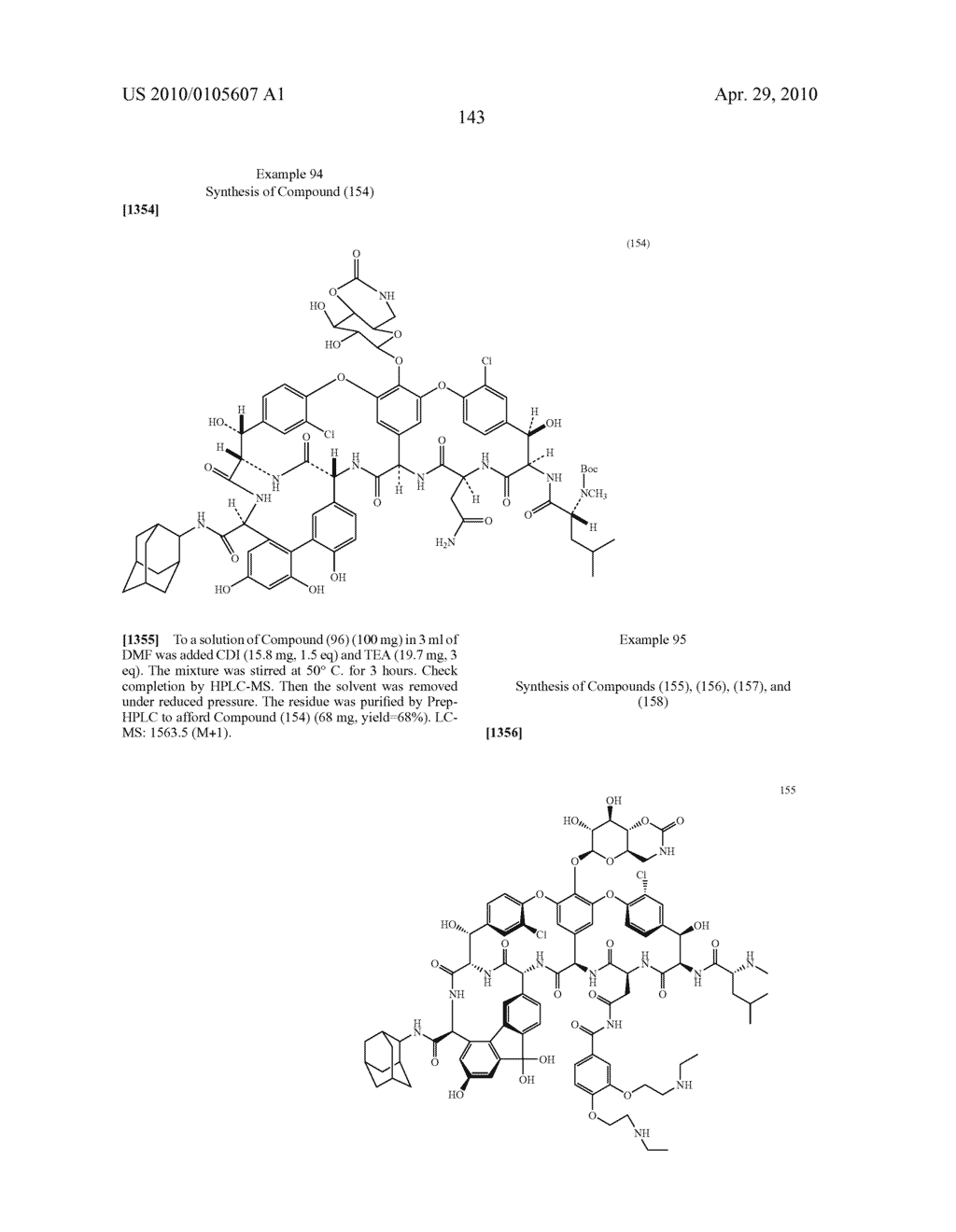NOVEL SEMI-SYNTHETIC GLYCOPEPTIDES AS ANTIBACTERIAL AGENTS - diagram, schematic, and image 143