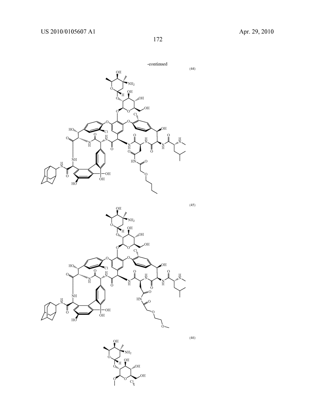 NOVEL SEMI-SYNTHETIC GLYCOPEPTIDES AS ANTIBACTERIAL AGENTS - diagram, schematic, and image 172