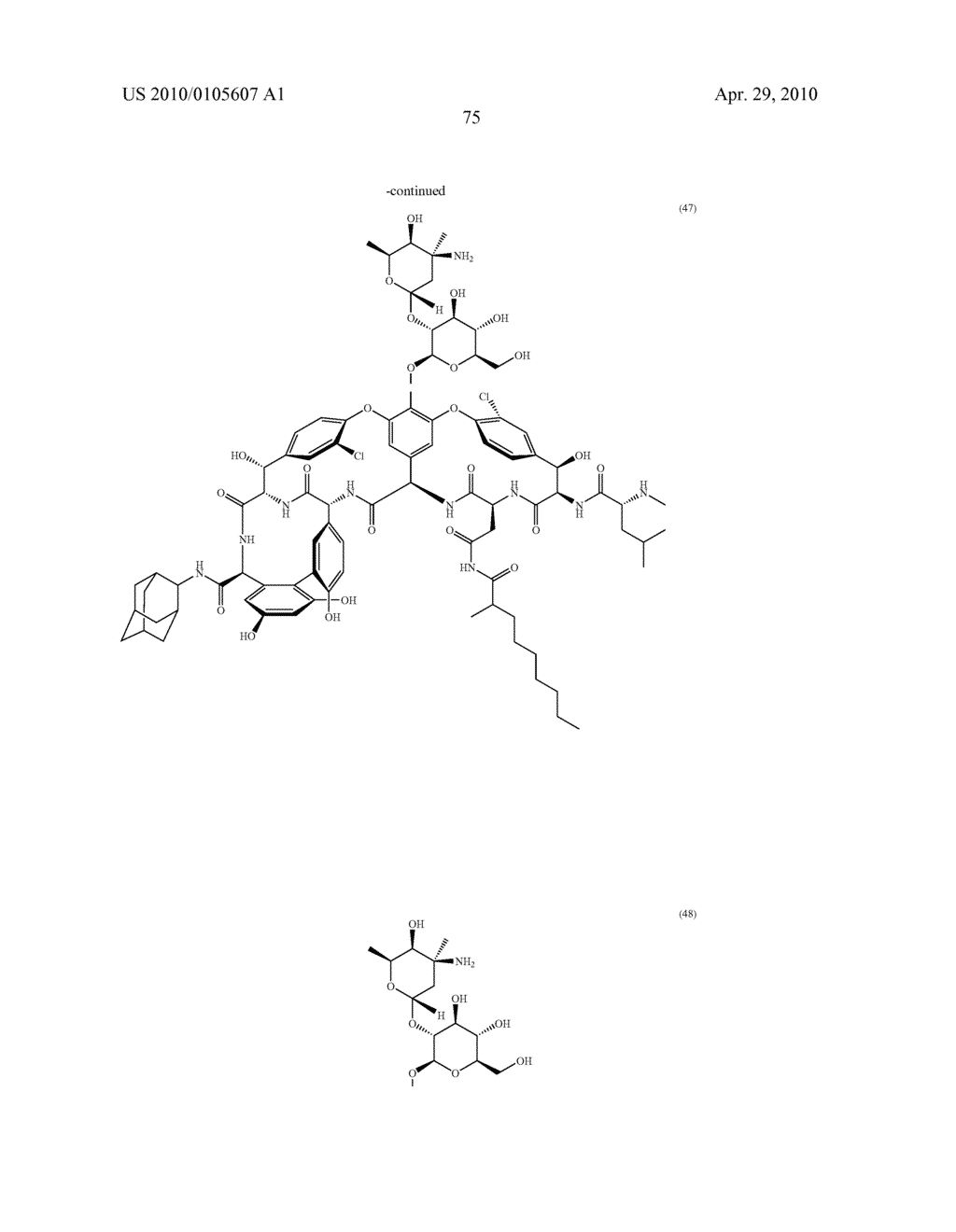 NOVEL SEMI-SYNTHETIC GLYCOPEPTIDES AS ANTIBACTERIAL AGENTS - diagram, schematic, and image 75