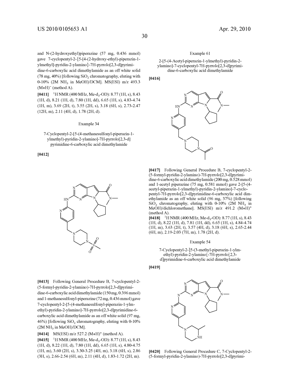 PYRROLOPYRIMIDINE COMPOUNDS AND THEIR USES - diagram, schematic, and image 31