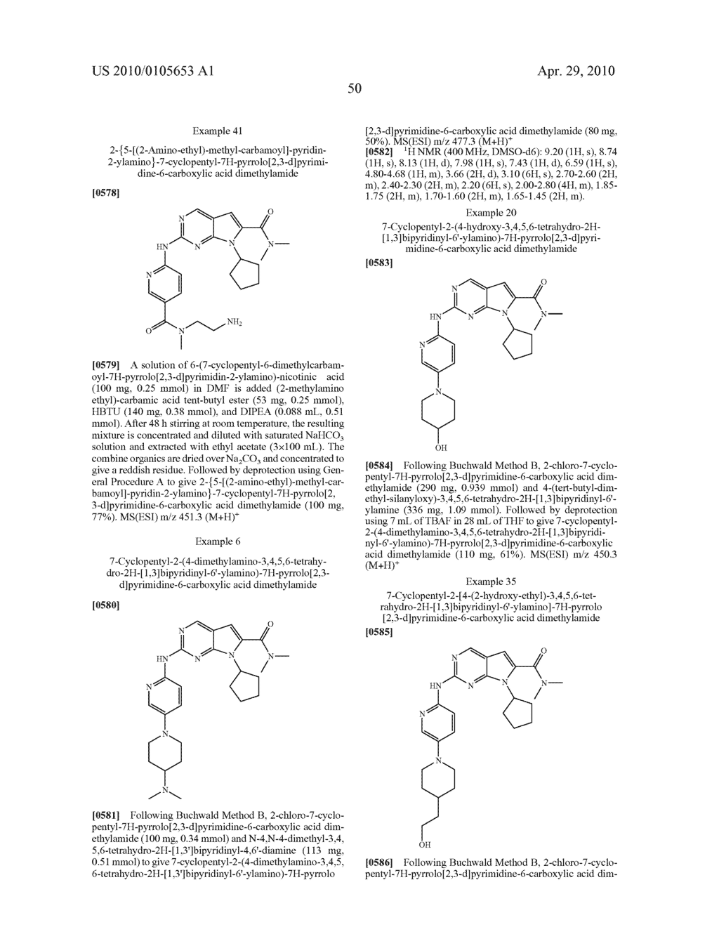 PYRROLOPYRIMIDINE COMPOUNDS AND THEIR USES - diagram, schematic, and image 51