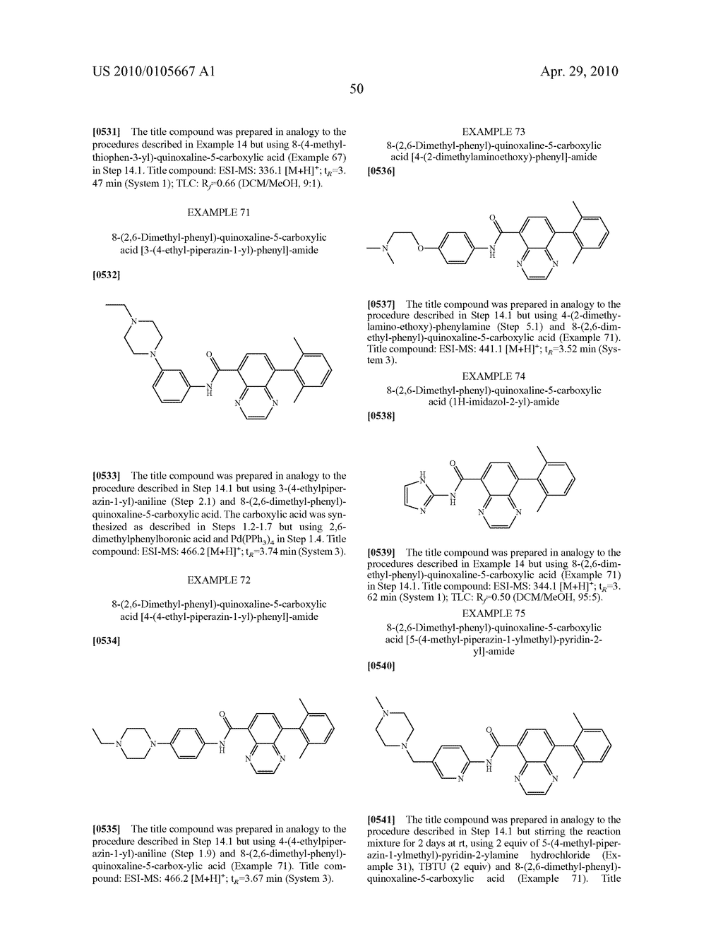 Quinoxaline- and Quinoline-Carboxamide Derivatives - diagram, schematic, and image 51