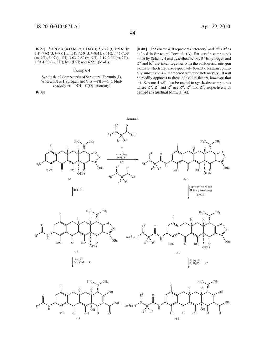 C7-fluoro substituted tetracycline compounds - diagram, schematic, and image 45