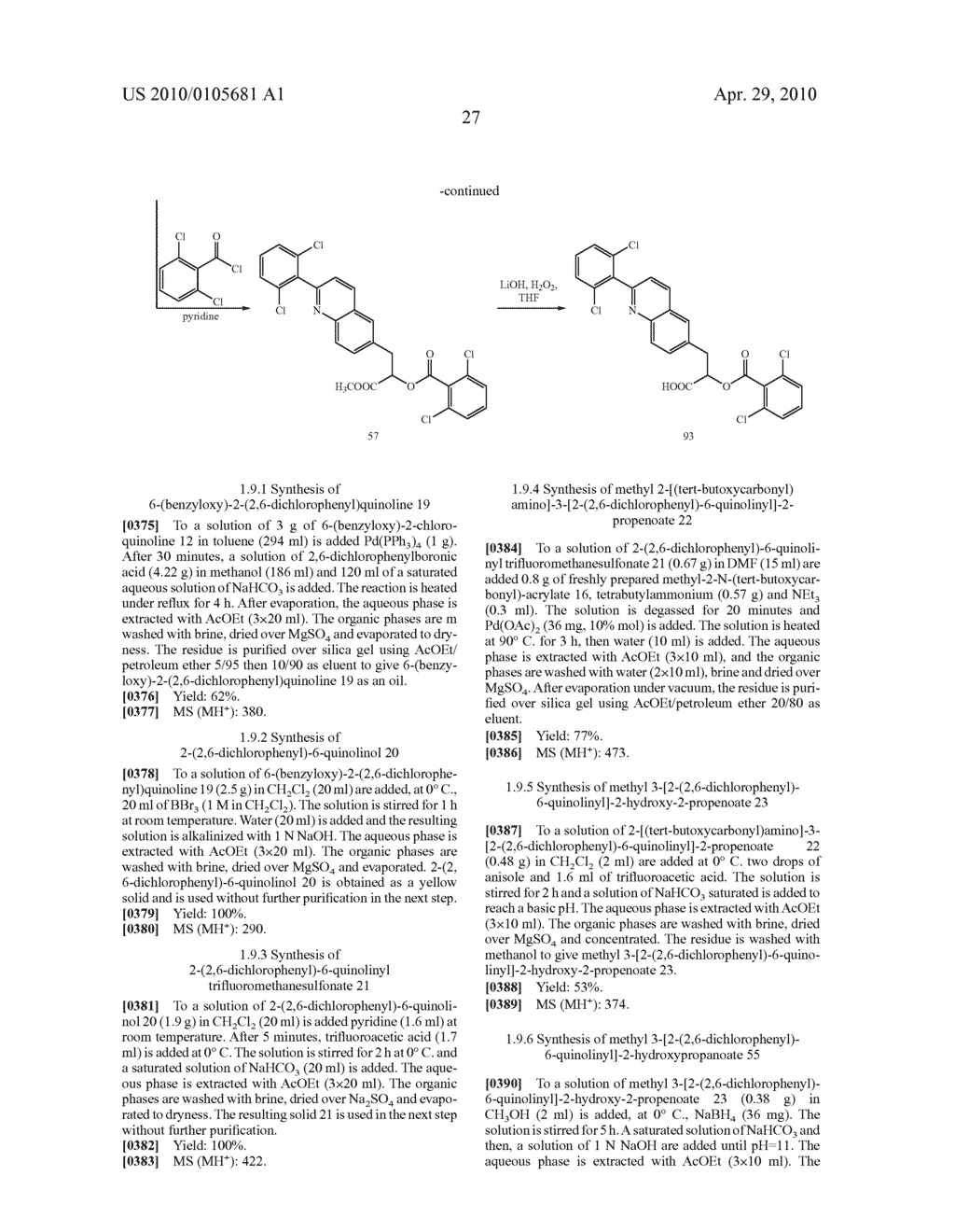 2,6-QUINOLINYL AND 2,6-NAPHTHYL DERIVATIVES, PROCESSES FOR PREPARING THEM AND THEIR USES AS VLA-4 INHIBITORS - diagram, schematic, and image 28