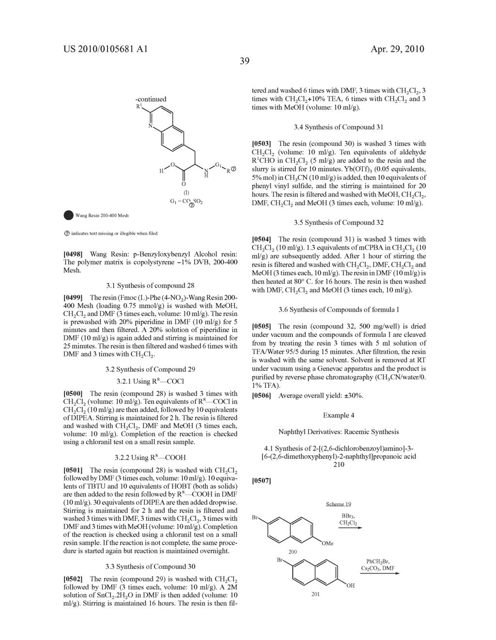 2,6-QUINOLINYL AND 2,6-NAPHTHYL DERIVATIVES, PROCESSES FOR PREPARING THEM AND THEIR USES AS VLA-4 INHIBITORS - diagram, schematic, and image 40