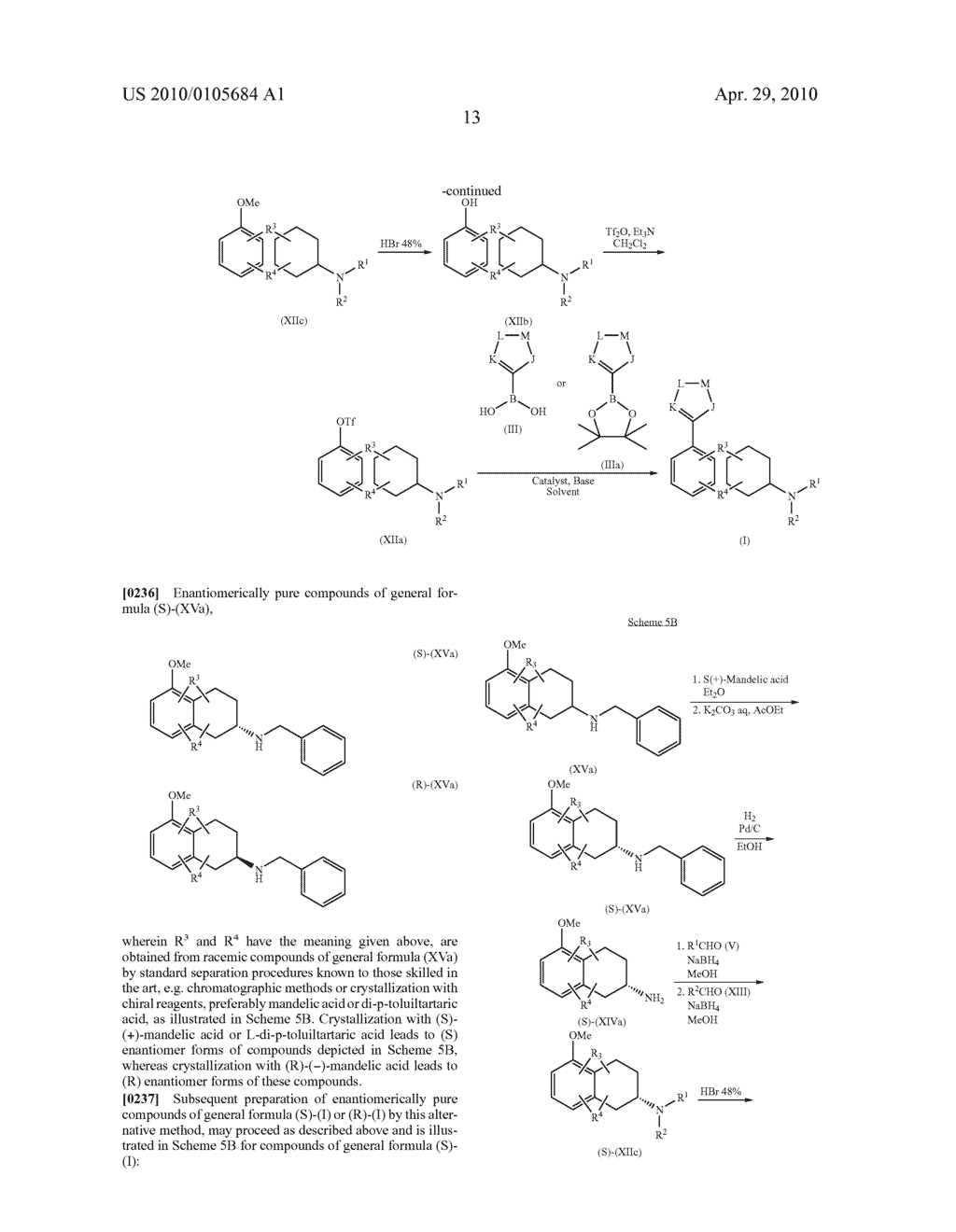 HETEROCYCLYL-SUBSTITUTED-TETRAHYDRO-NAPHTHALEN-AMINE DERIVATIVES, THEIR PREPARATION AND USE AS MEDICAMENTS - diagram, schematic, and image 14