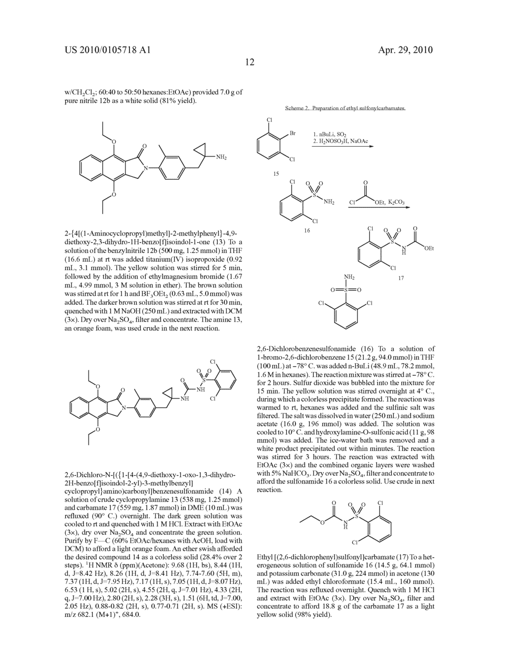 NAPHTHALENE AND QUINOLINE SULFONYLUREA DERIVATIVES AS EP4 RECEPTOR ANTAGONISTS - diagram, schematic, and image 13