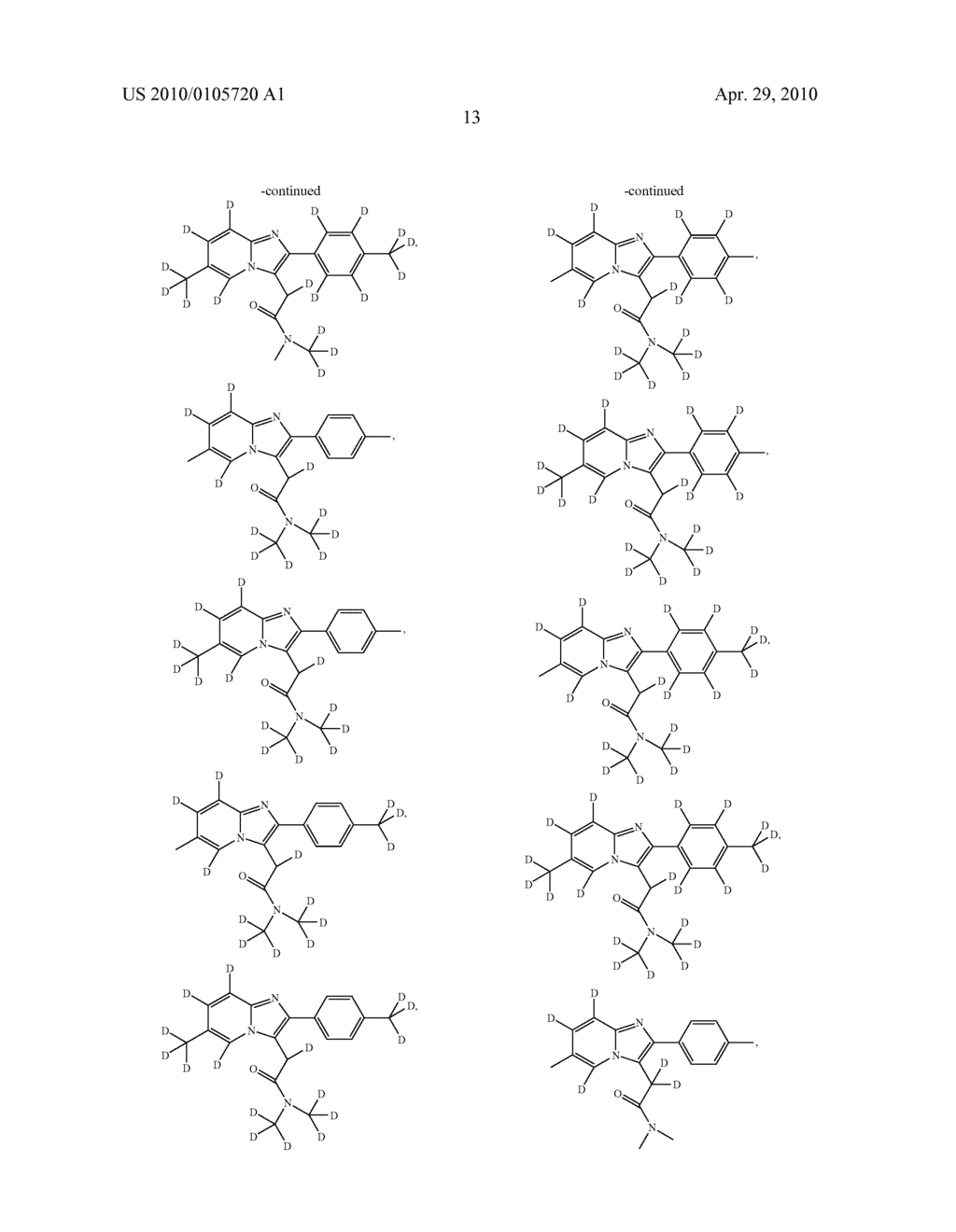 PREPARATION AND UTILITY OF SUBSTITUTED IMIDAZOPYRIDINE COMPOUNDS WITH HYPNOTIC EFFECTS - diagram, schematic, and image 14