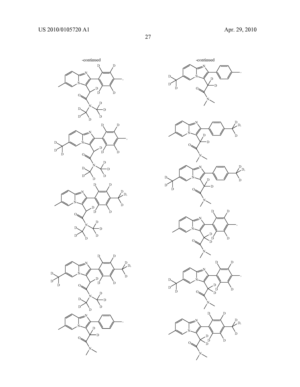 PREPARATION AND UTILITY OF SUBSTITUTED IMIDAZOPYRIDINE COMPOUNDS WITH HYPNOTIC EFFECTS - diagram, schematic, and image 28