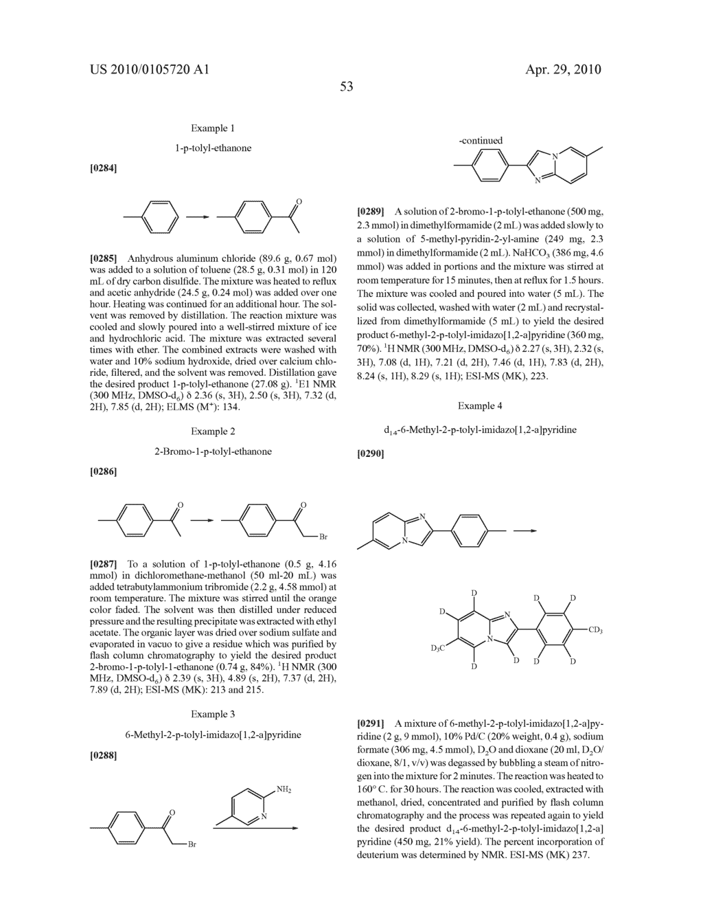 PREPARATION AND UTILITY OF SUBSTITUTED IMIDAZOPYRIDINE COMPOUNDS WITH HYPNOTIC EFFECTS - diagram, schematic, and image 54