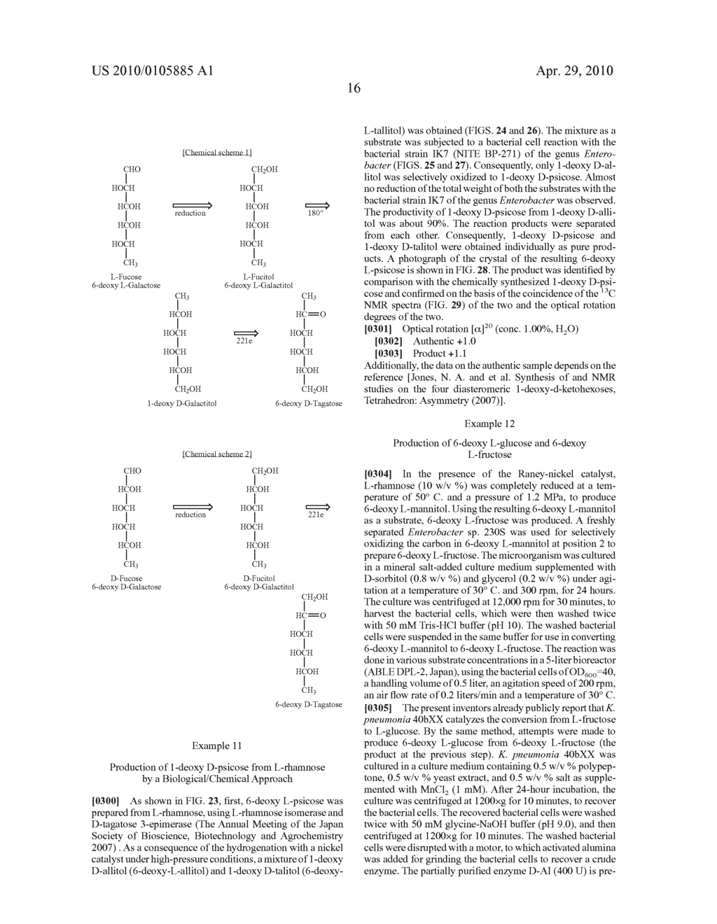 DEOXYKETOHEXOSE ISOMERASE AND METHOD FOR PRODUCING DEOXYHEXOSE AND DERIVATIVE THEREOF USING SAME - diagram, schematic, and image 67