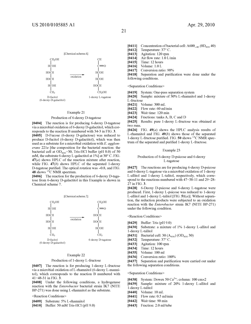 DEOXYKETOHEXOSE ISOMERASE AND METHOD FOR PRODUCING DEOXYHEXOSE AND DERIVATIVE THEREOF USING SAME - diagram, schematic, and image 72