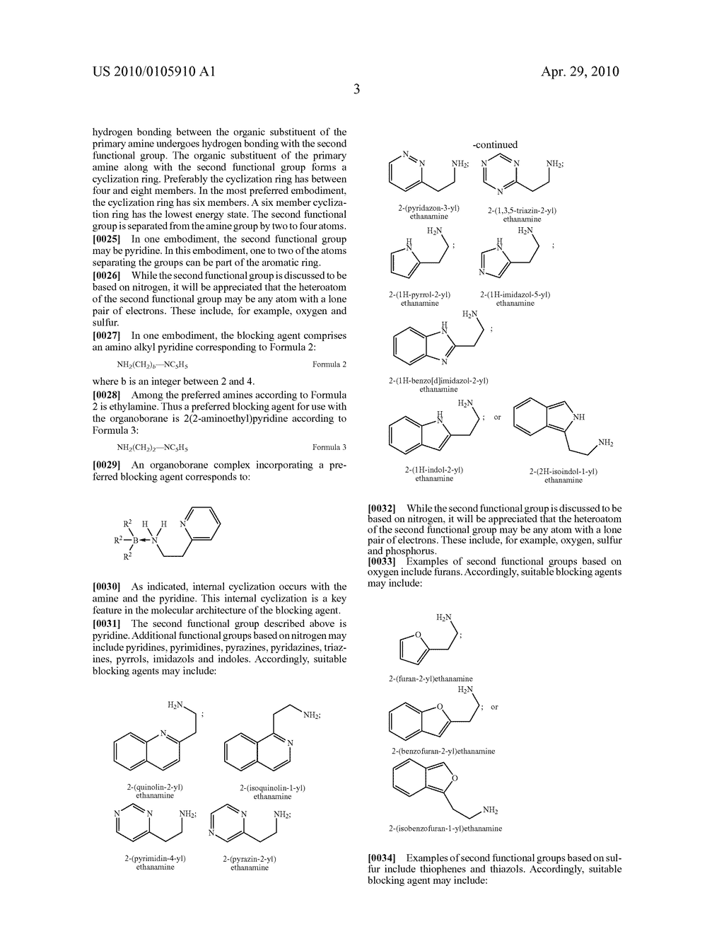 BLOCKING AGENTS FOR ORGANOBORANE COMPOUNDS - diagram, schematic, and image 06