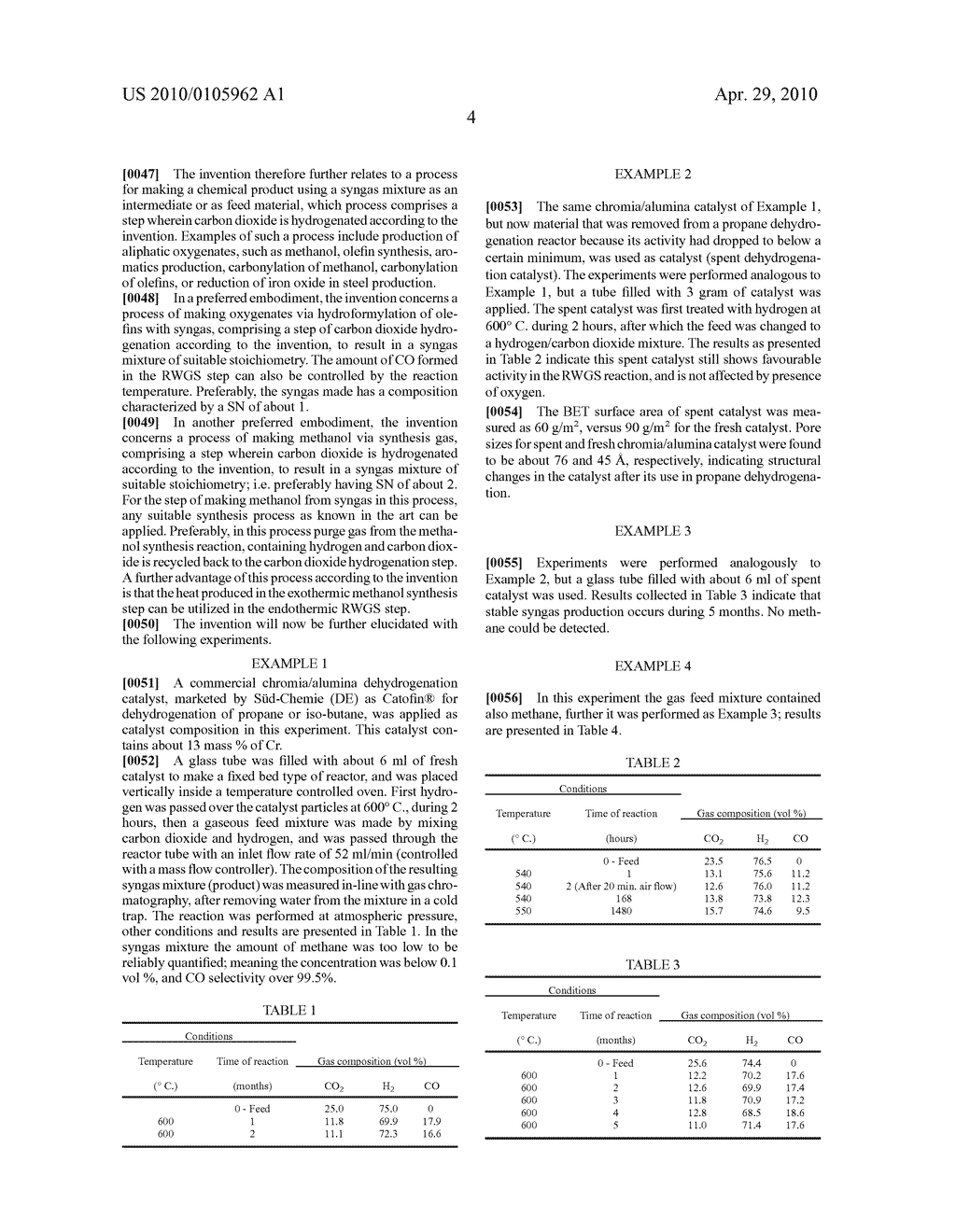 CATALYTIC HYDROGENATION OF CARBON DIOXIDE INTO SYNGAS MIXTURE - diagram, schematic, and image 05