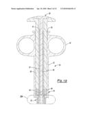 METHOD AND APPARATUS FOR CONTAINING, TRANSPORTING, AND PROVIDING A MATERIAL diagram and image