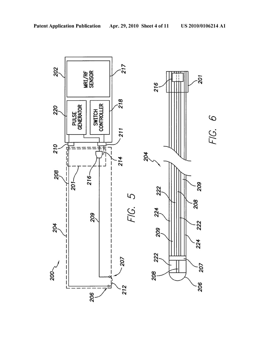 Systems and Methods for Exploiting the Tip or Ring Conductor of an Implantable Medical Device Lead During an MRI to Reduce Lead Heating and the Risks of MRI-Induced Stimulation - diagram, schematic, and image 05