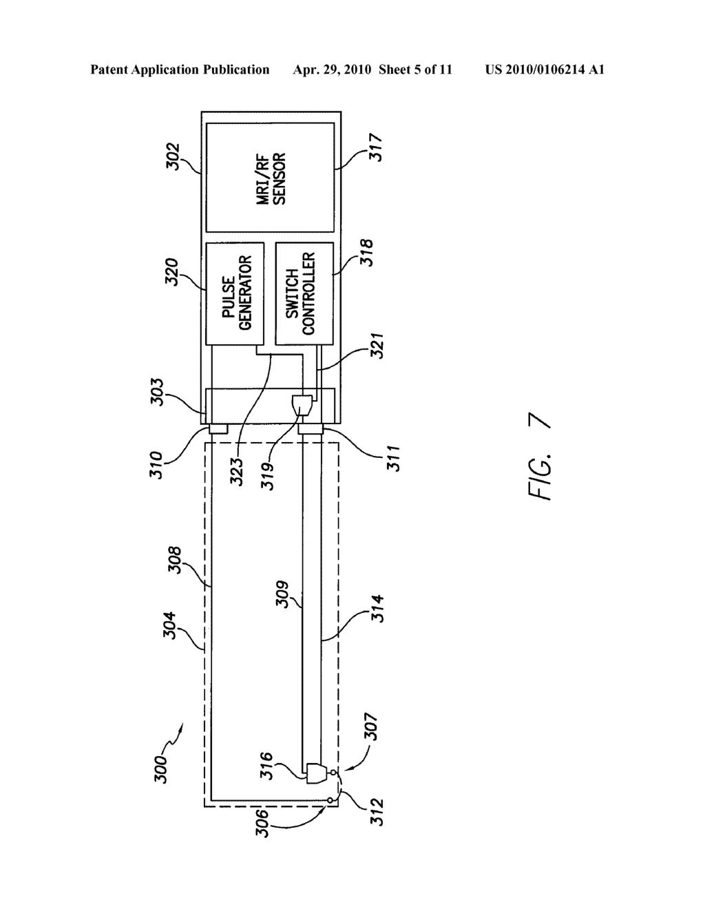 Systems and Methods for Exploiting the Tip or Ring Conductor of an Implantable Medical Device Lead During an MRI to Reduce Lead Heating and the Risks of MRI-Induced Stimulation - diagram, schematic, and image 06