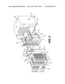 Multiple drawer and compartment vending diagram and image