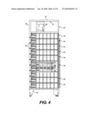 Multiple drawer and compartment vending diagram and image