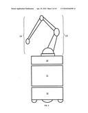 Outdoor home cleaning robot diagram and image