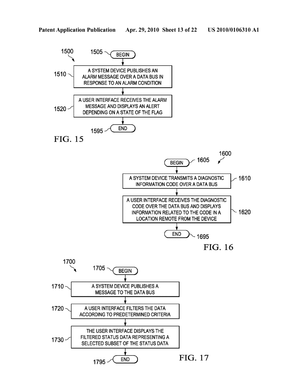 ALARM AND DIAGNOSTICS SYSTEM AND METHOD FOR A DISTRIBUTED- ARCHITECTURE HEATING, VENTILATION AND AIR CONDITIONING NETWORK - diagram, schematic, and image 14