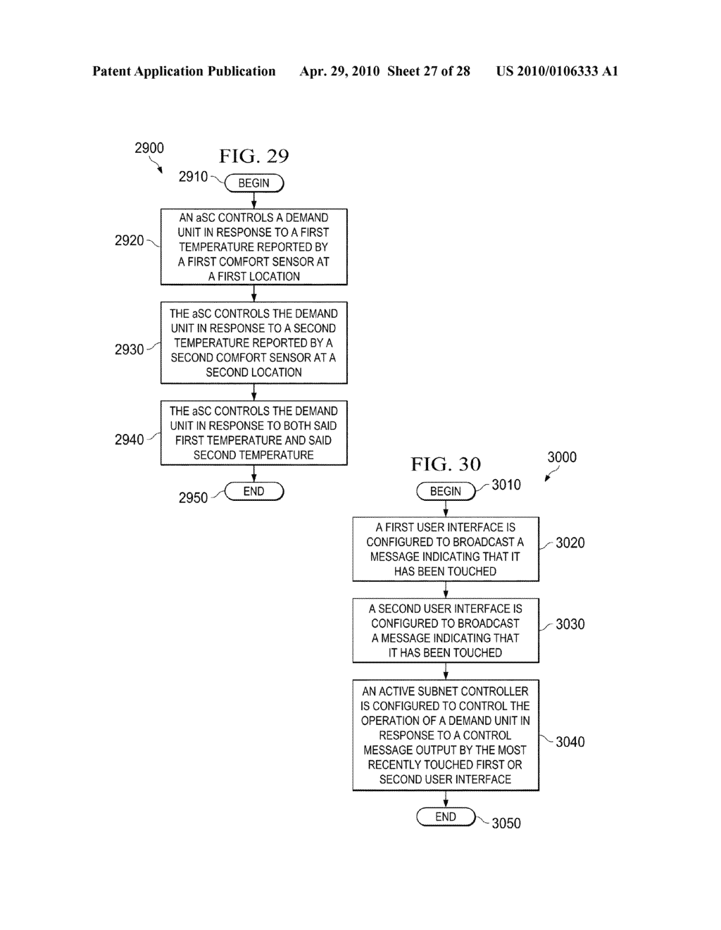 SYSTEM AND METHOD FOR ZONING A DISTRIBUTED-ARCHITECTURE HEATING, VENTILATION AND AIR CONDITIONING NETWORK - diagram, schematic, and image 28