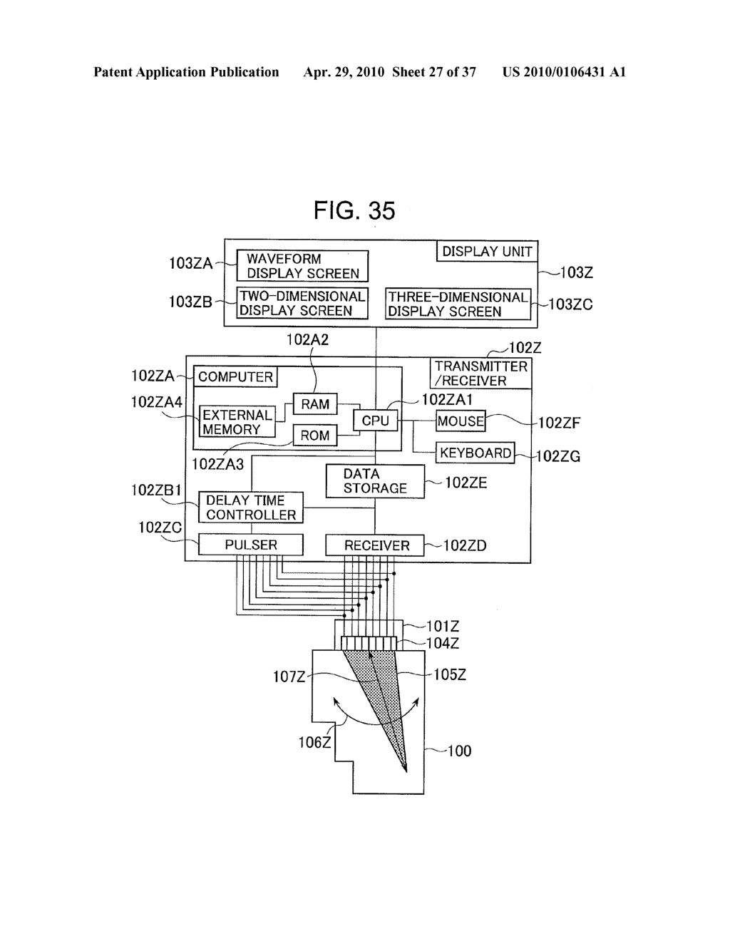 APPARATUS AND METHOD FOR ULTRASONIC TESTING - diagram, schematic, and image 28