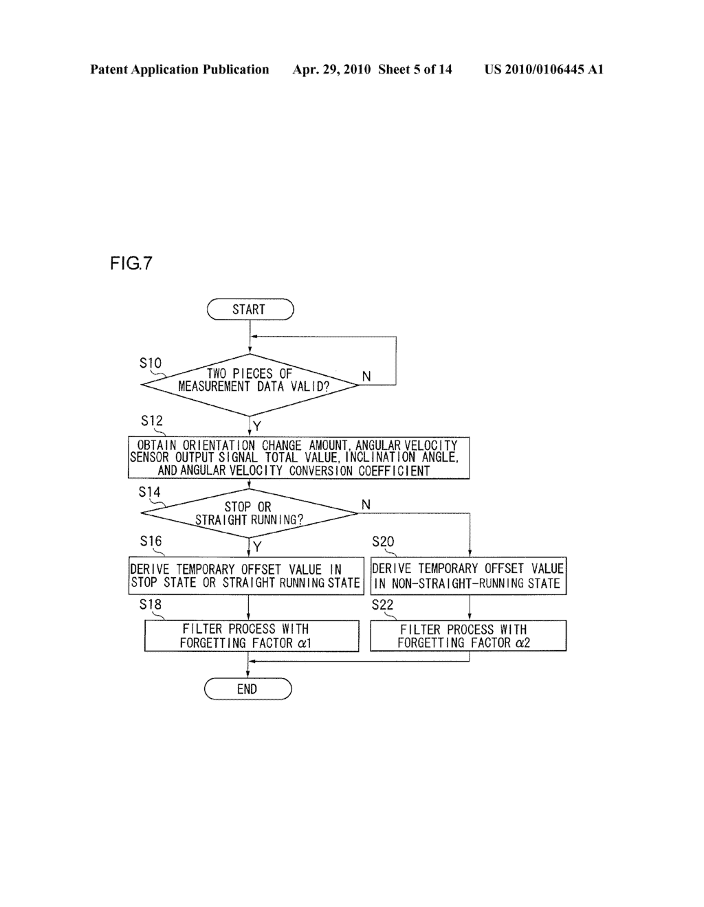 ANGULAR VELOCITY SENSOR CORRECTING APPARATUS FOR DERIVING VALUE FOR CORRECTING OUTPUT SIGNAL FROM ANGULAR VELOCITY SENSOR, ANGULAR VELOCITY CALCULATING APPARATUS, ANGULAR VELOCITY SENSOR CORRECTING METHOD, AND ANGULAR VELOCITY CALCULATING METHOD - diagram, schematic, and image 06