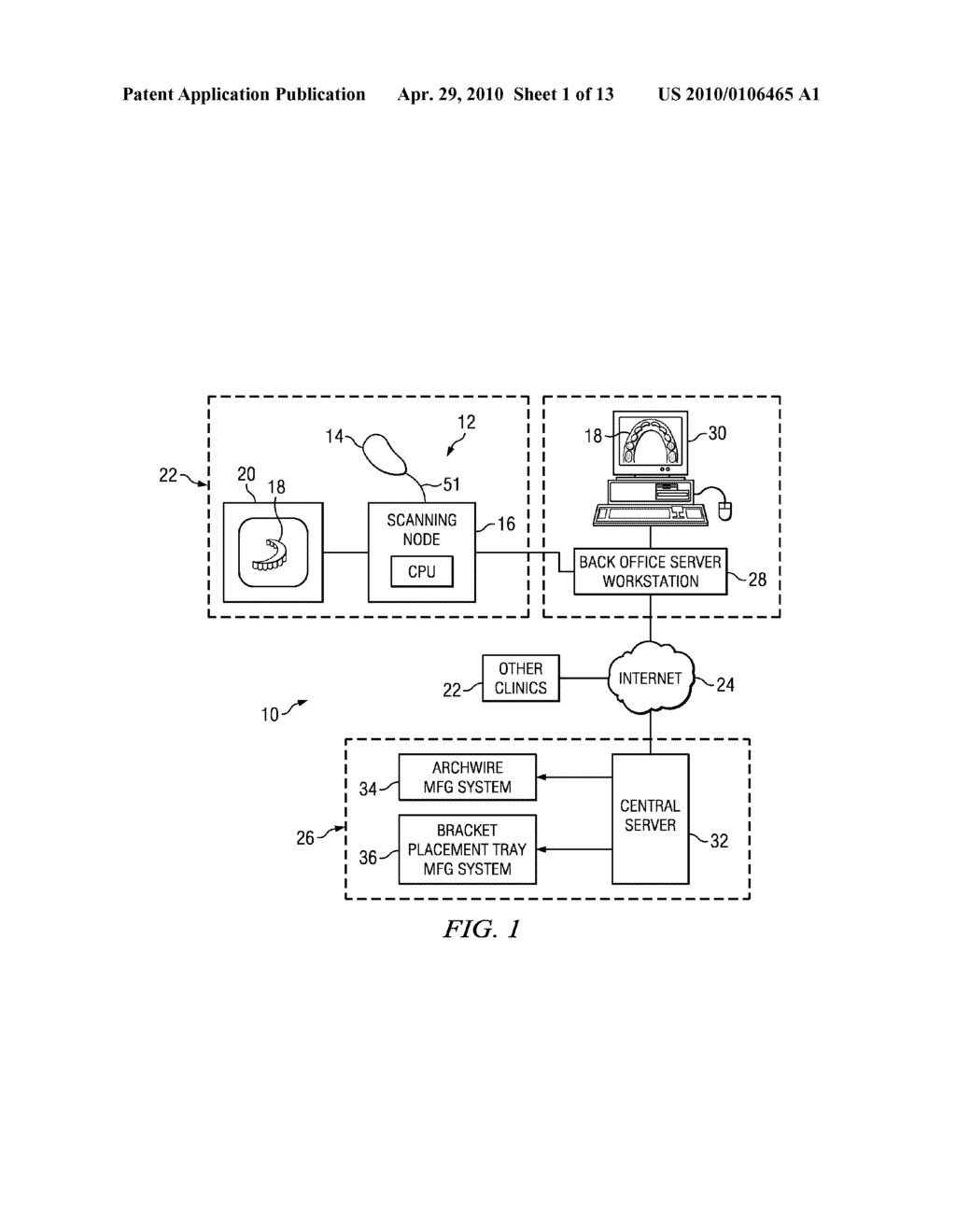 METHOD AND APPARATUS FOR DIGITALLY EVALUATING INSERTION QUALITY OF CUSTOMIZED ORTHODONTIC ARCH WIRE - diagram, schematic, and image 02