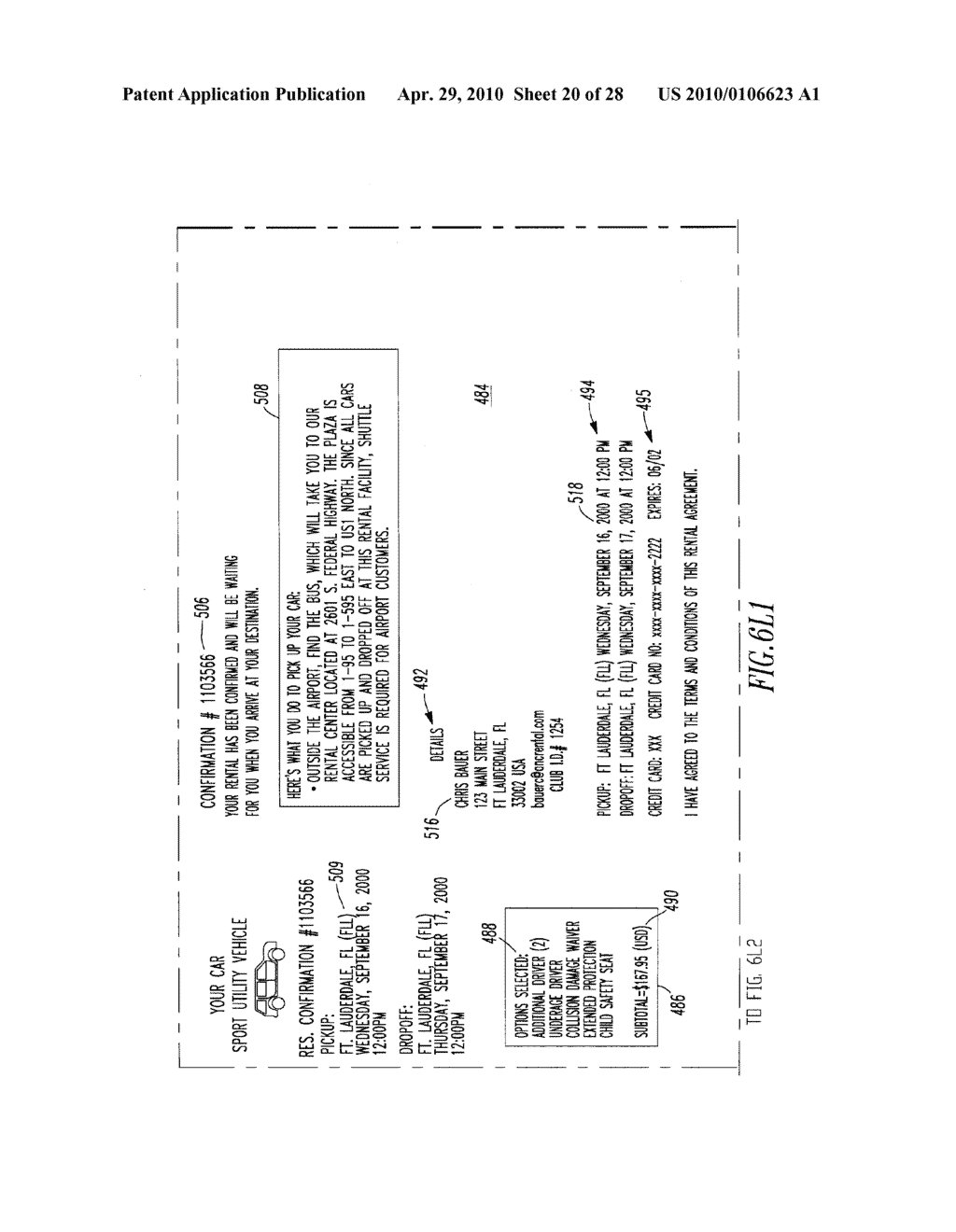 Method for Completing and Storing an Electronic Rental Agreement - diagram, schematic, and image 21