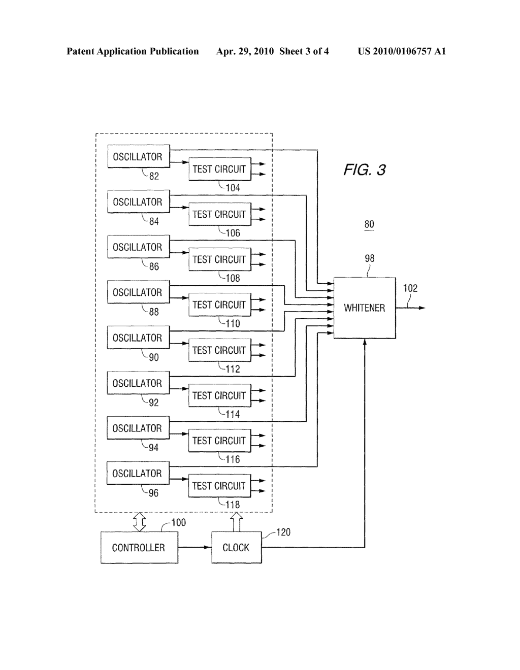 Active Test and Alteration of Sample Times For a Ring Based Random Number Generator - diagram, schematic, and image 04