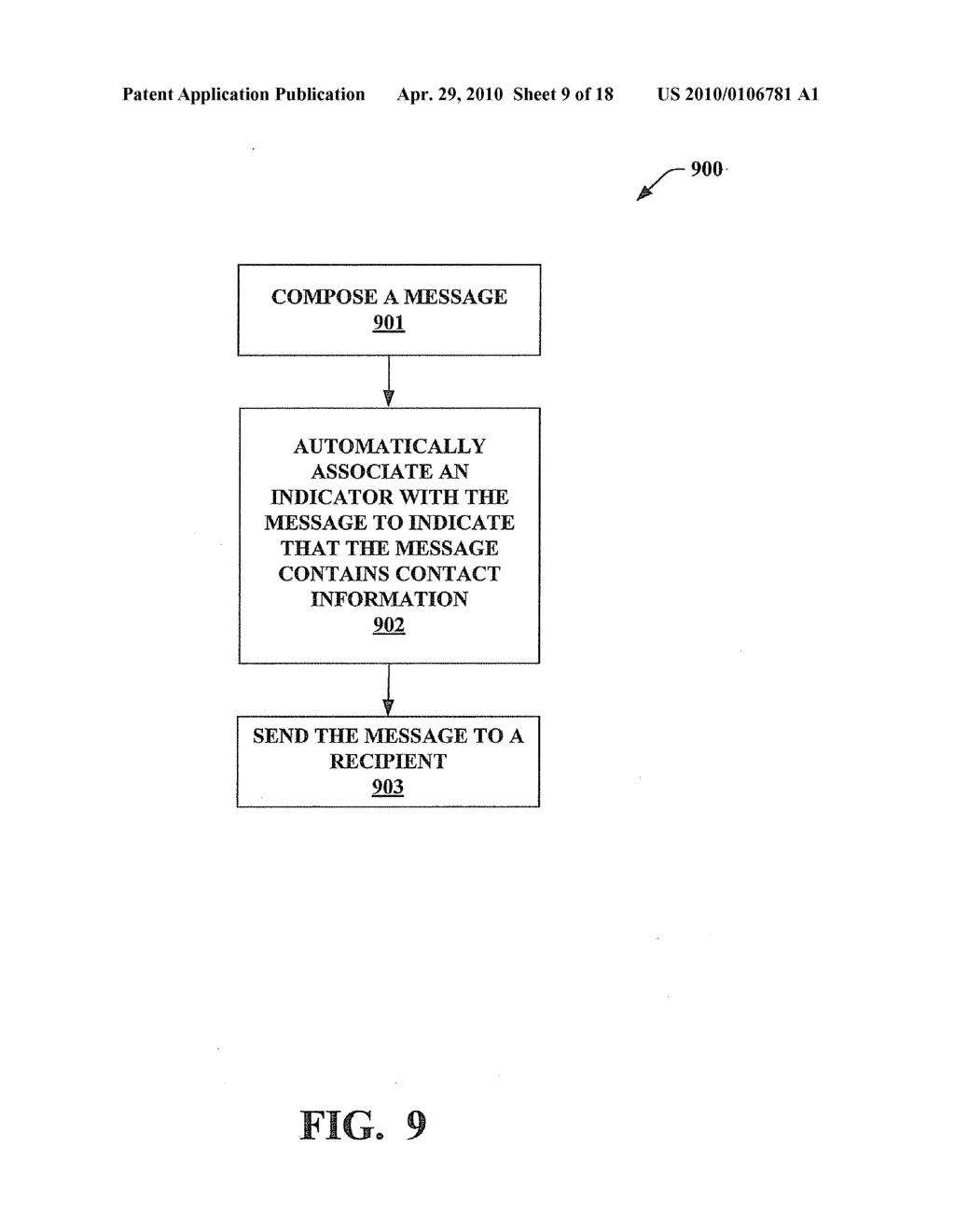 AUTOMATIC UPDATE OF CONTACT INFORMATION IN MESSAGING - diagram, schematic, and image 10