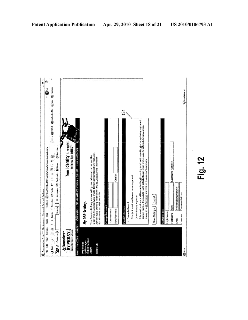 PROXY EMAIL METHOD AND SYSTEM - diagram, schematic, and image 19