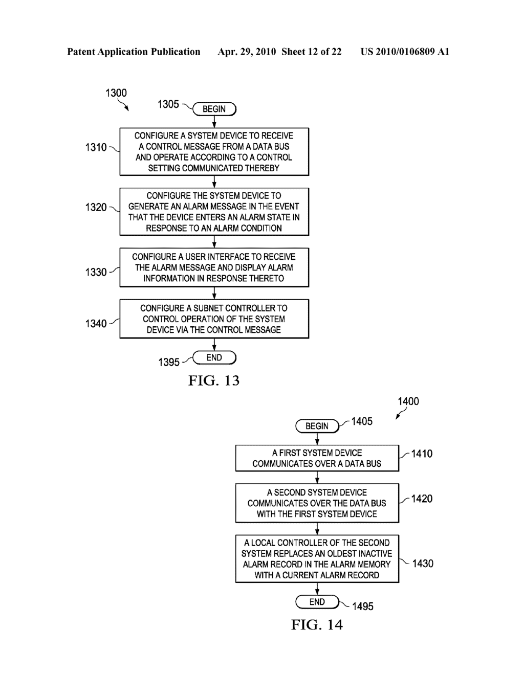 ALARM AND DIAGNOSTICS SYSTEM AND METHOD FOR A DISTRIBUTED-ARCHITECTURE HEATING, VENTILATION AND AIR CONDITIONING NETWORK - diagram, schematic, and image 13