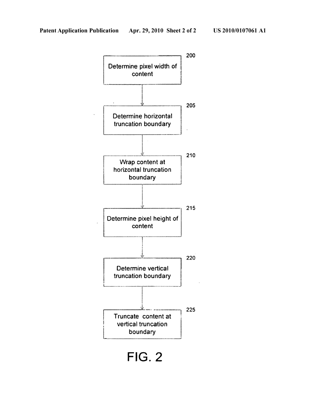 METHOD AND APPARATUS FOR ESTIMATING THE SIZE OF RENDERED TEXT - diagram, schematic, and image 03