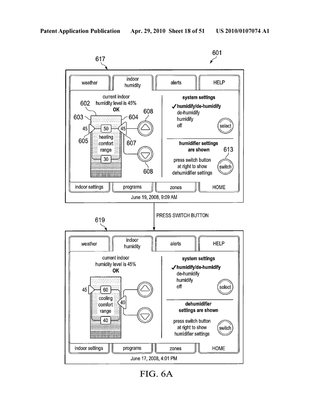 SYSTEM AND METHOD OF USE FOR A USER INTERFACE DASHBOARD OF A HEATING, VENTILATION AND AIR CONDITIONING NETWORK - diagram, schematic, and image 19