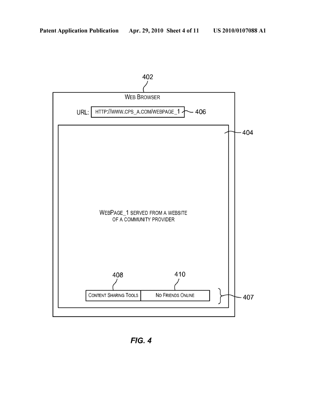 PROVISIONING INSTANT COMMUNICATIONS FOR A COMMUNITY OF USERS - diagram, schematic, and image 05