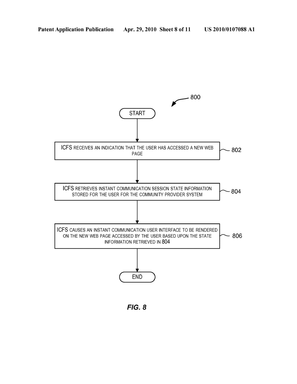 PROVISIONING INSTANT COMMUNICATIONS FOR A COMMUNITY OF USERS - diagram, schematic, and image 09