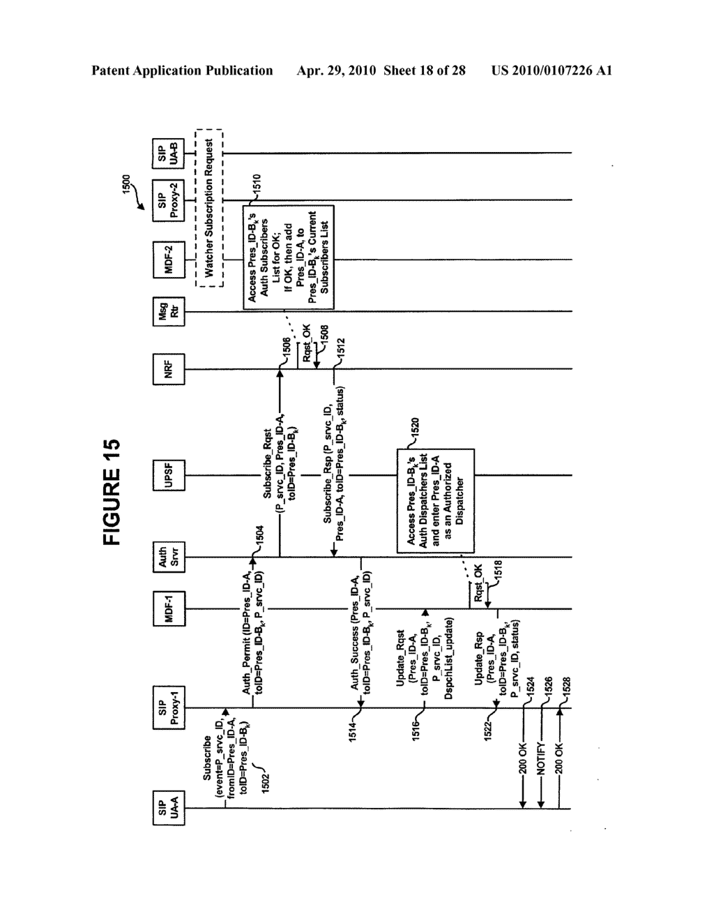 System and Methods for Providing Presence Services In IP Network - diagram, schematic, and image 19