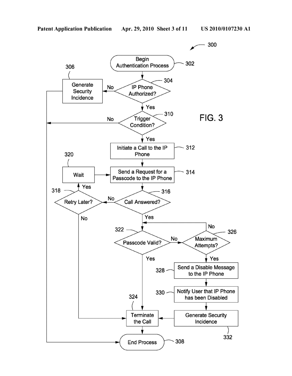 SYSTEM, METHOD AND APPARATUS FOR AUTHENTICATING AND PROTECTING AN IP USER-END DEVICE - diagram, schematic, and image 04