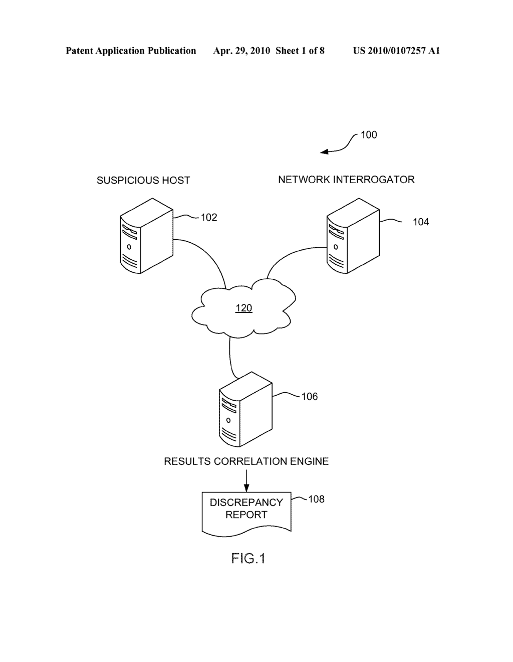 SYSTEM, METHOD AND PROGRAM PRODUCT FOR DETECTING PRESENCE OF MALICIOUS SOFTWARE RUNNING ON A COMPUTER SYSTEM - diagram, schematic, and image 02